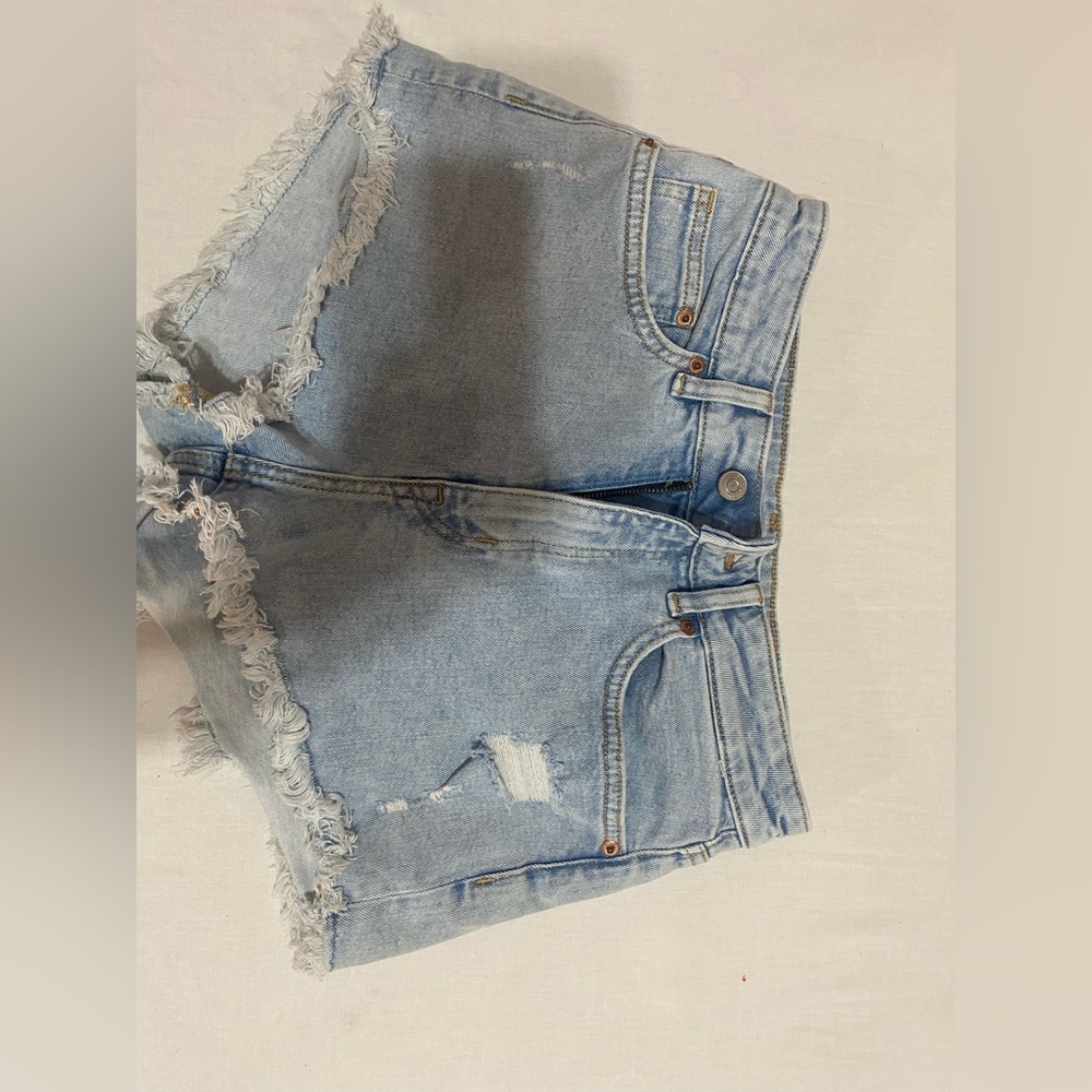 Denim shorts size 6